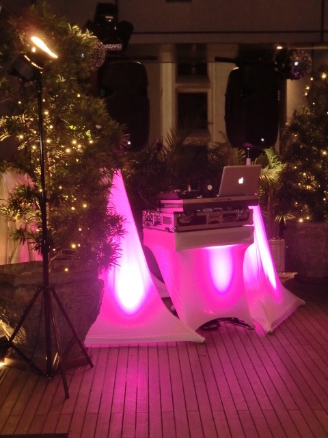 Club Party package with pink theme at The Peninsula Hotel Patio