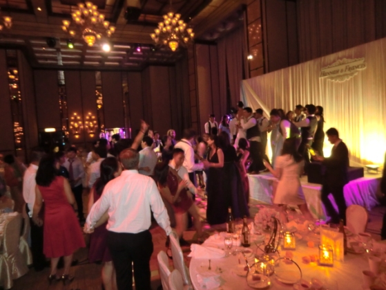 Wedding afterparty at The Four Seasons Grand Ballroom